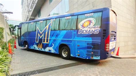 Sunrises Hyderabad Mumbai Indians Team Buses Total Inside Bus Review