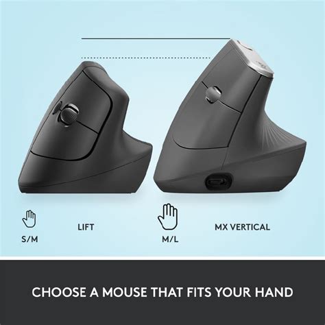 Logitech Lift Vertical Ergonomic Mouse