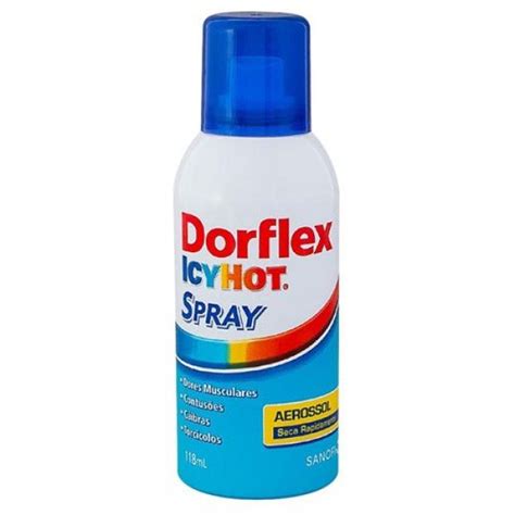 Dorflex Icy Hot Spray 118ml Farmácia Real