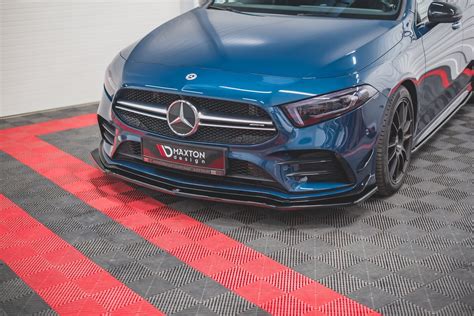 Mercedes A Class 35 Amg W177 Front Splitter V1 Maxton Design Canada