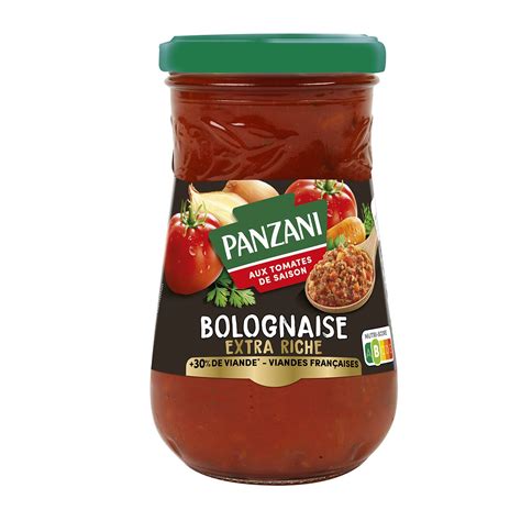 Sauce bolognaise extra riche PANZANI le pot de 200g à Prix Carrefour