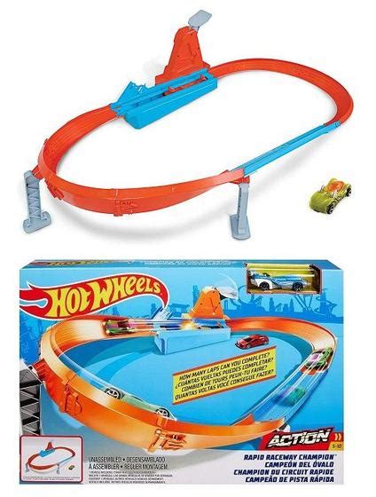Pista Hot Wheels Action Campeão de Pista Rápida Pista de Campeonato GJM Pistas de