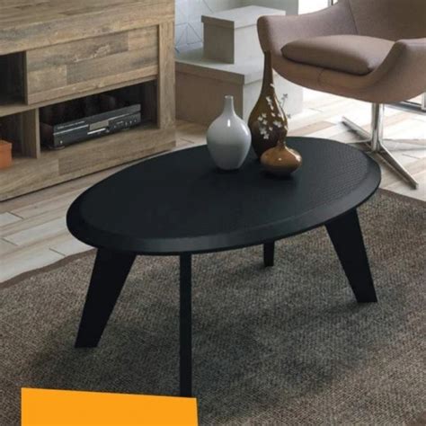 Tupi S A Mesa De Centro Ellis Negro Movelmax