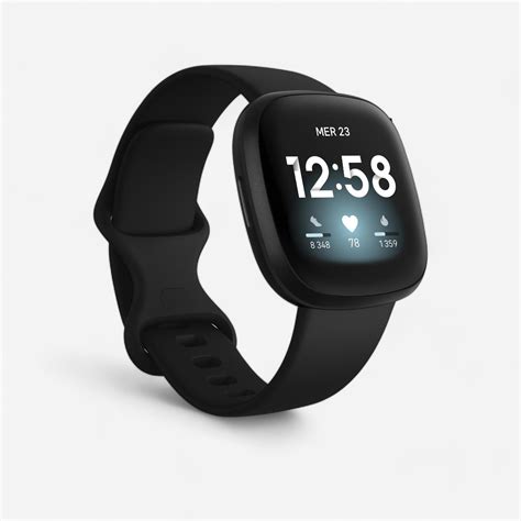 Montre Connect E Sant Et Sport Gps Fitbit Versa Noir Fitbit