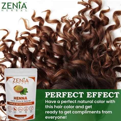 Zenia Henna En Polvo 100 Pura Y Natural Lawsonia Inermis 353oz 35 Onzas