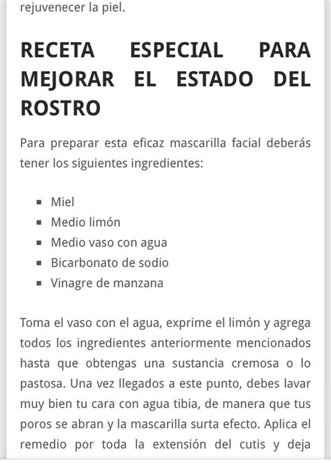 Pin De Marisol Perez En Receta Cremas Faciales Remedios De Belleza