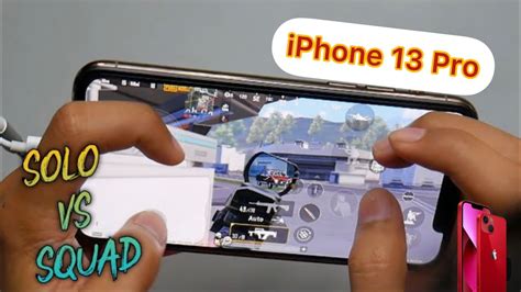 Handcam Iphone Pro Bgmi Finger Full Gyro Solo Vs Squad