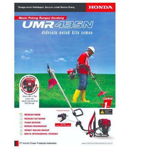 Mesin Potong Rumput Honda Umr N Brush Cutter Honda Umr N Tank