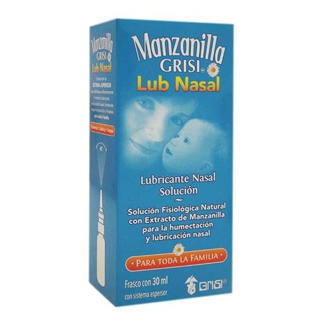 Lubricante nasal Manzanilla Grisi solución 30 ml Walmart