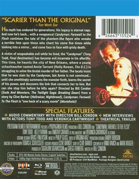 Candyman Farewell To The Flesh Blu Ray 1995 Dvd Empire