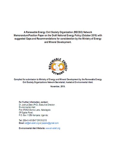 Position Papers Renewable Energy Cso Network