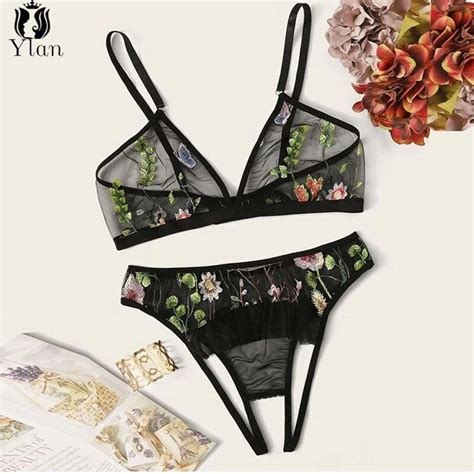 Novo Conjunto De Suti Ntimo Feminino Lingerie Transparente Virilha