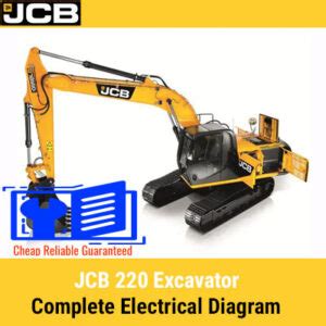 JCB 220 Excavator Complete Electrical Diagram