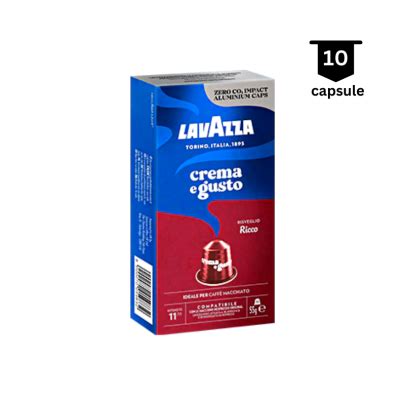 Aromakaffe Lavazza Crema E Gusto Ricco Compatibil Nespresso