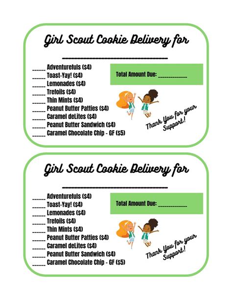 Girl Scout Cookie Delivery Etsy