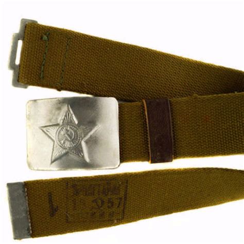 Genuine Soviet Russian Army Soldier Uniform Belt | Soviet Russian Army