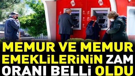 Memur Ve Memur Emeklilerinin Zam Oran Belli Oldu