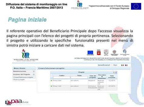 Programma Cofinanziato Con Il Fondo Europeo Di Sviluppo Regionale Ppt