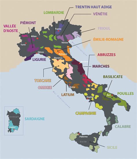 Conflitto Umido Stati Uniti DAmerica Carte Des Vins Italiens Rumore