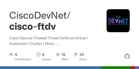 GitHub CiscoDevNet Cisco Ftdv Cisco Secure Firewall Threat Defense