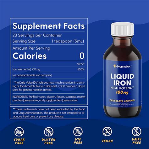 Liquid Iron Supplements