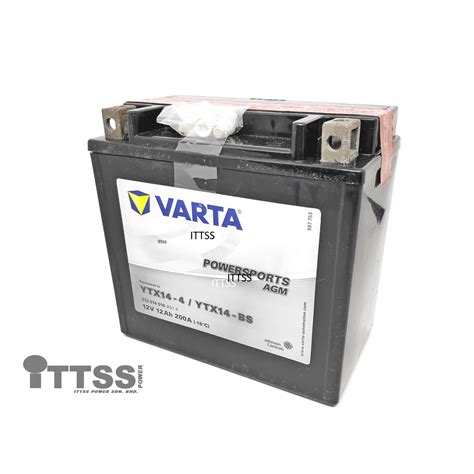 Mercedes Varta Ytx14 Bs 12v 12ah Auxiliary Battery 2115410001 W211 W176 W117 W246 W204 W207 W172