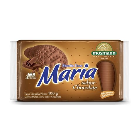 Biscoito Maria Sabor Chocolate Sem Lactose G Mosmann