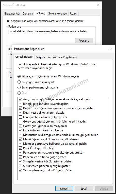 Bilgisayar Hızlandırma Yolları PC ve Windows 10 Hızlandırma