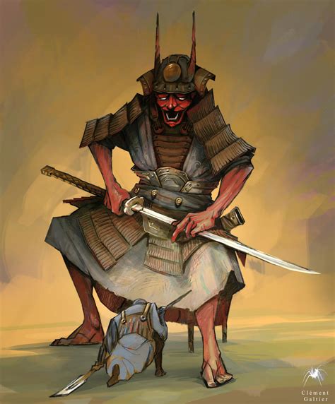 Oni Samurai By Reicheran On Deviantart