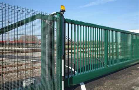 Automatic Sliding Gate INDUSTRY 1 LEWANDOWSKI Fence Builder Limited