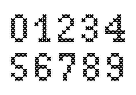 6+ Hundred Cross Stitch Numbers Royalty-Free Images, Stock Photos ...
