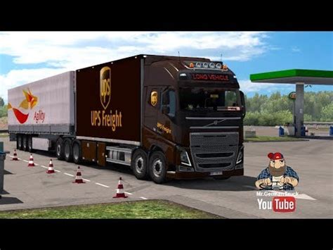 ETS2 V1 28 Volvo FH 2012 Tandem 25 Meters ALL DLCs Ready YouTube