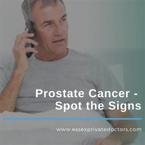 Prostate Cancer GP Advice To Help You Spot The Signs