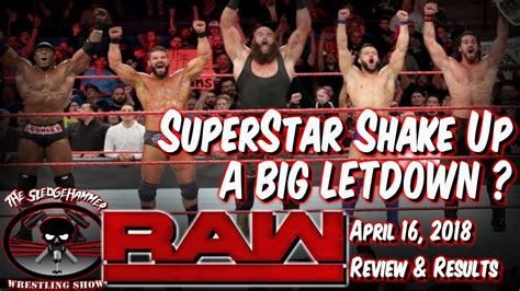 Wwe Raw Full Show Review Results Wwe Superstar Shake Up