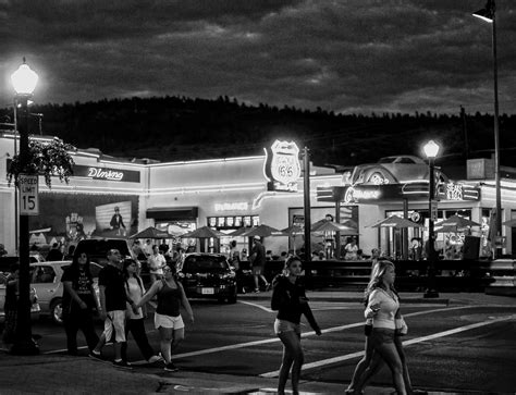 Free Images Black And White Road Street Night City Crowd