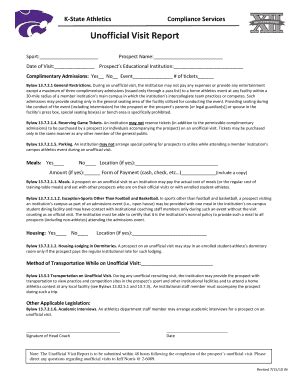 Fillable Online K State Athletics Fax Email Print Pdffiller