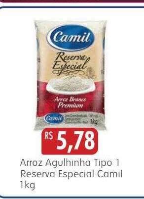 Arroz Agulhinha Tipo Reserva Especial Camil Oferta Na Epa