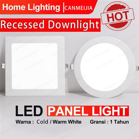 Led Down Light Round Night Lamp 12 15 18w Recessed Downlight Ultra Thin Panel Lights Office