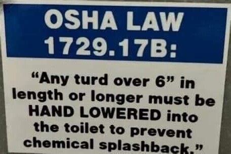 Funny Osha Turd Sign Edu Svet Gob Gt