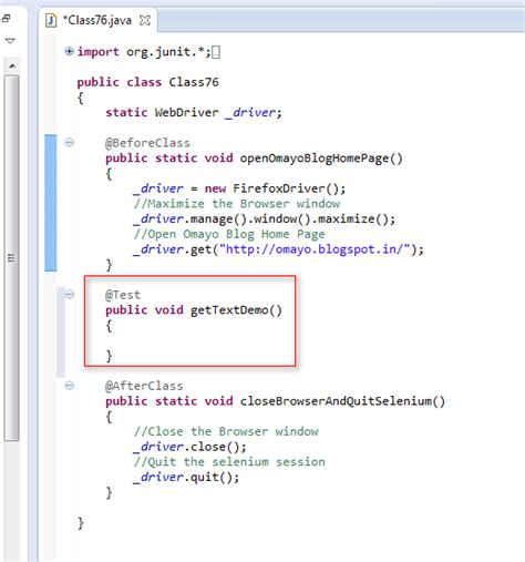 Selenium By Arun Using Gettext To Retrieve The Elements Text