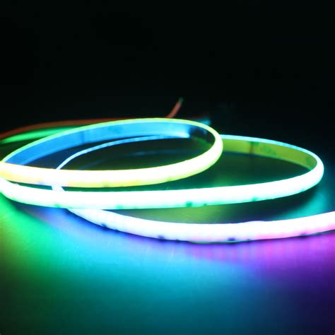 V Ws Addressable Rgb Mm Led Cob Light Strip