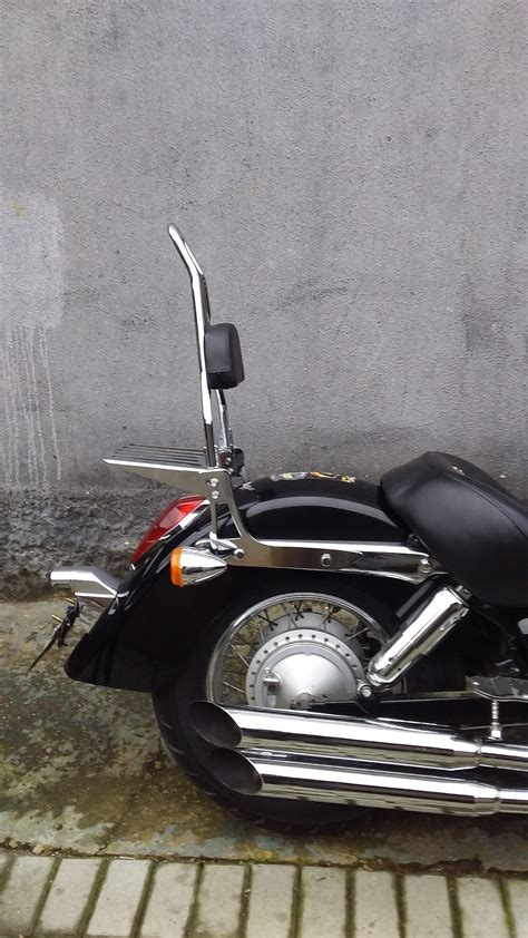 Sissy Bar Easy Rider Fixo Vt Shadow Antiga A V Custom