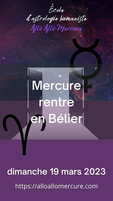 Mercure rentre en bélier le 19 mars 2023 Neptune Dialogue Laser