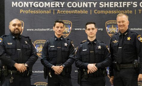 Montgomery County Sheriffs Office Holds Fall 2023 Promotion And Awards