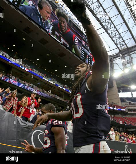 Houston Tx Usa 19th Nov 2017 Houston Texans Outside Linebacker Jadeveon Clowney 90 During