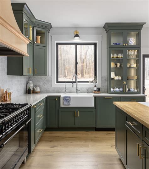 Green with Envy Clásico Cocina Detroit de Yancy Interior Design