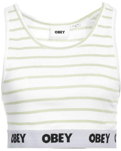 White Obey Tops for Women | Lyst