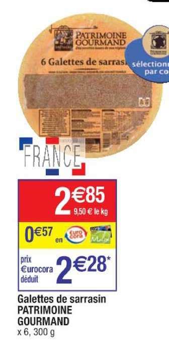 Promo Galettes De Sarrasin Patrimoine Gourmand Chez Cora ICatalogue Fr