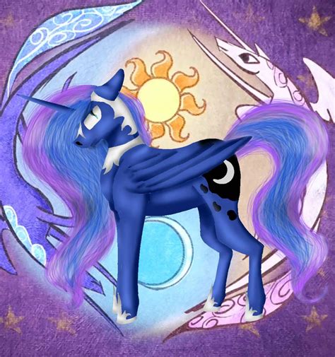 Princess Luna fan art by: MlpHunter by MlpHunter on DeviantArt