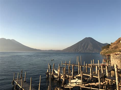 Sunrise over Lake Atitlan, Guatemala. I stayed one week in Jaibalito, just a 2 hour drive and a ...